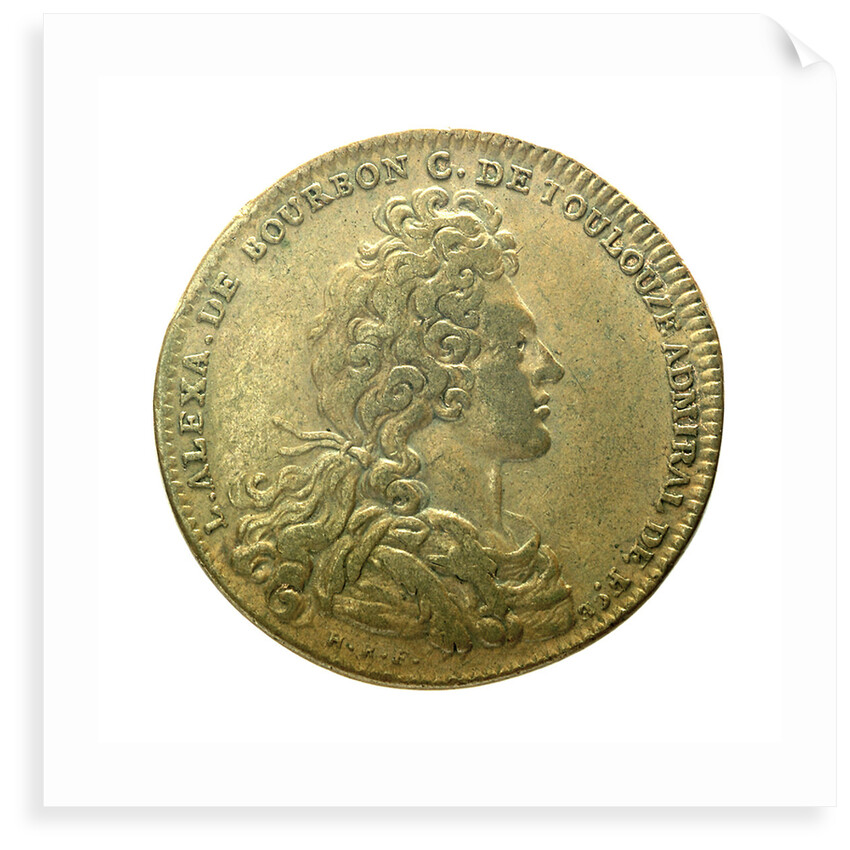 Counter commemorating the terror inspired by the French Fleet; obverse by H. Roussel