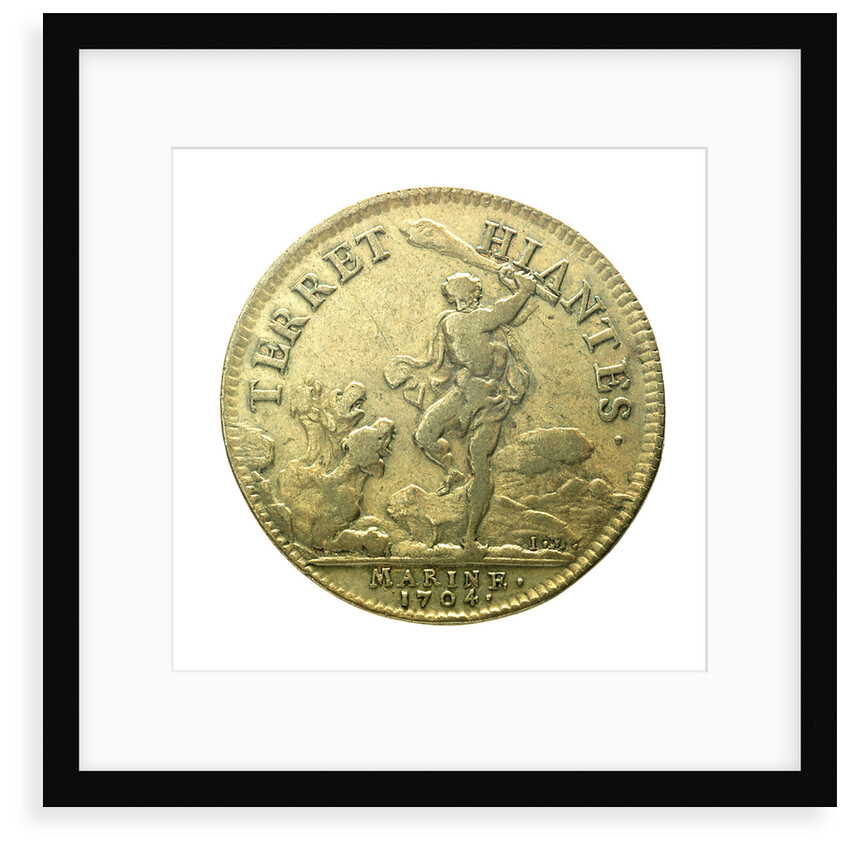 Counter commemorating the terror inspired by the French Fleet; reverse by H. Roussel
