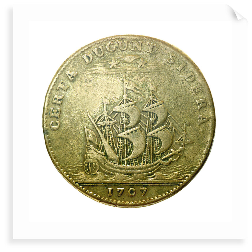 Commemorative counter of the Province of Burgundy; reverse by unknown
