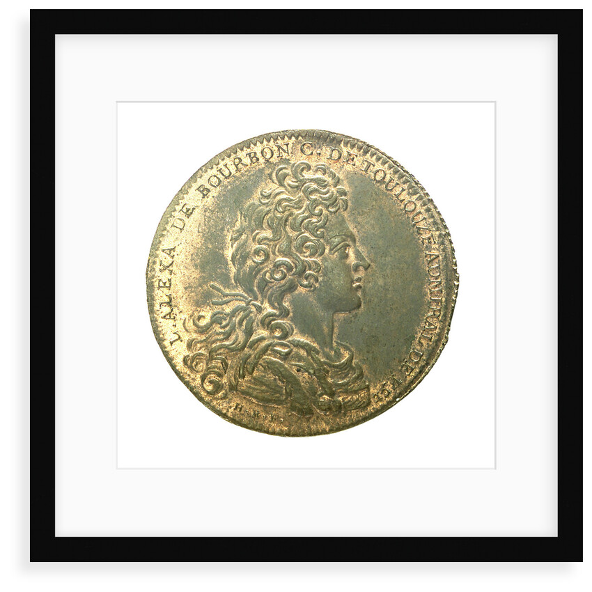 Counter commemorating the plunder of St Christopher and Nevis; obverse by H. Roussel