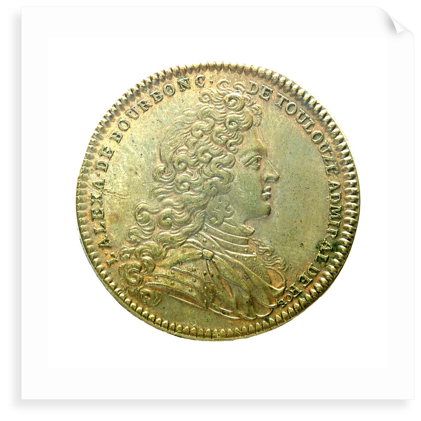 Counter commemorating the French Convoy's safe return, 1708; obverse by unknown