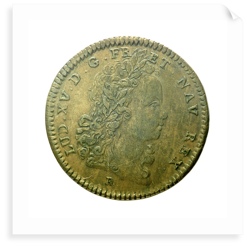 Counter commemorating the navy active in time of peace; obverse by J. Duvivier