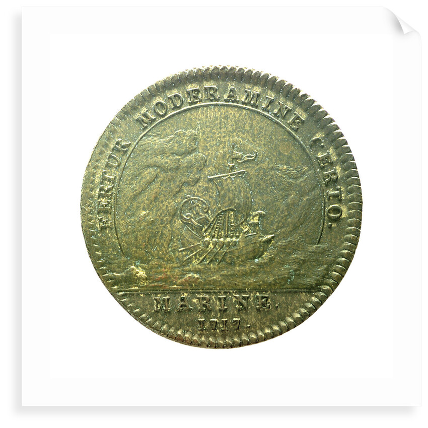 Counter commemorating the Council of Trade instituted; reverse by unknown