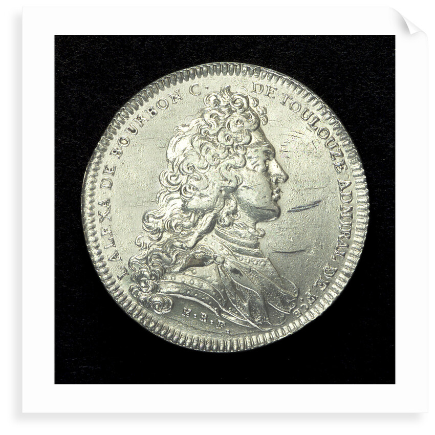 Counter commemorating the opening up of wealthy mines in Louisiana as proposed by John Law (1671-1729) the banker; obverse by H. Roussel