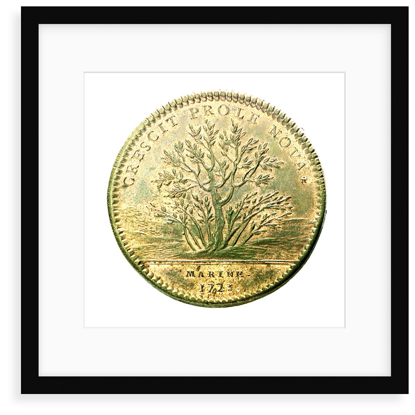 Counter commemorating the opening up of the new colonies; reverse by unknown