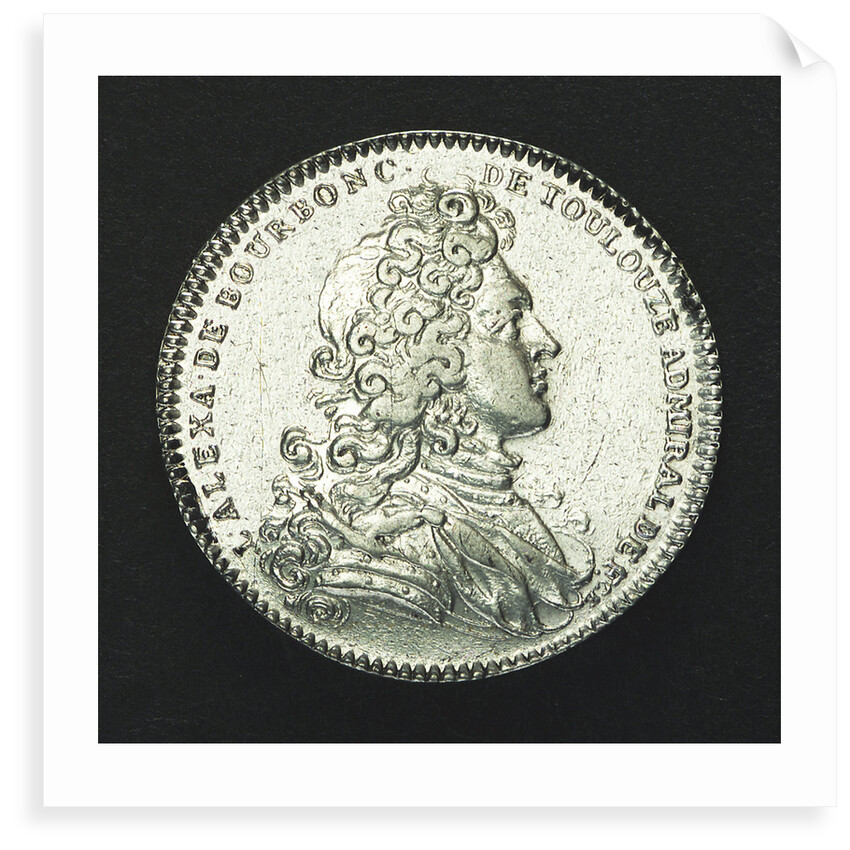 Medal commemorating the Ministry of Marine taken over by M Maurepas; obverse by J. Bernard