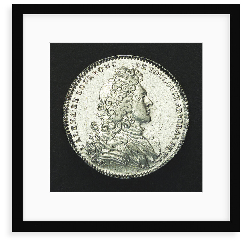 Medal commemorating the Ministry of Marine taken over by M Maurepas; obverse by J. Bernard