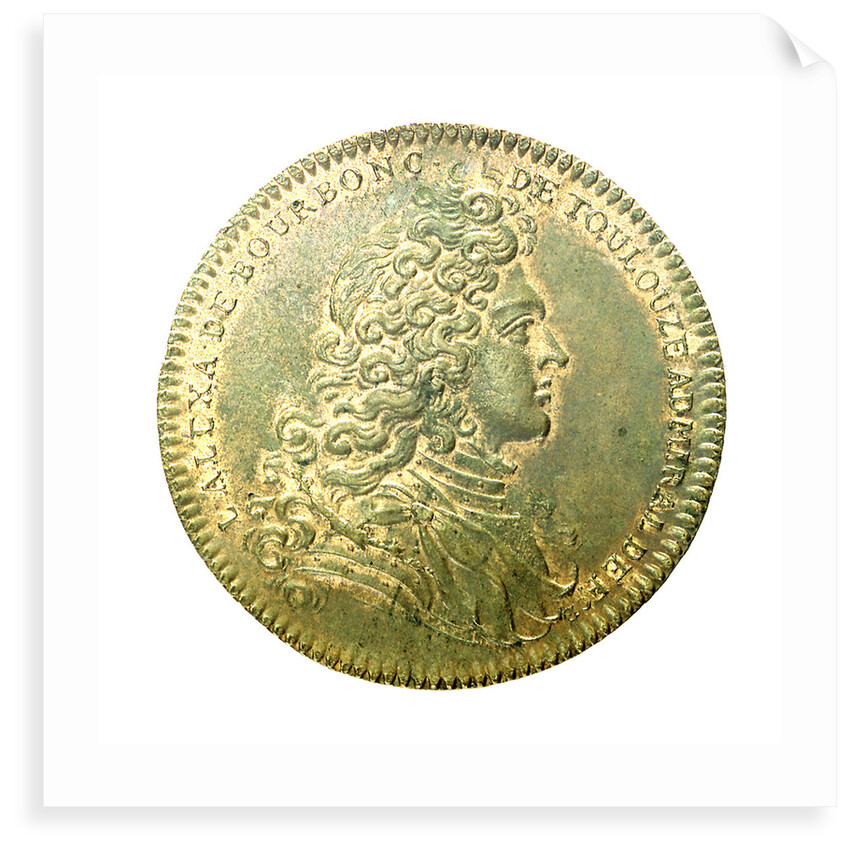 Counter commemorating peace with England; obverse by J. Bernard