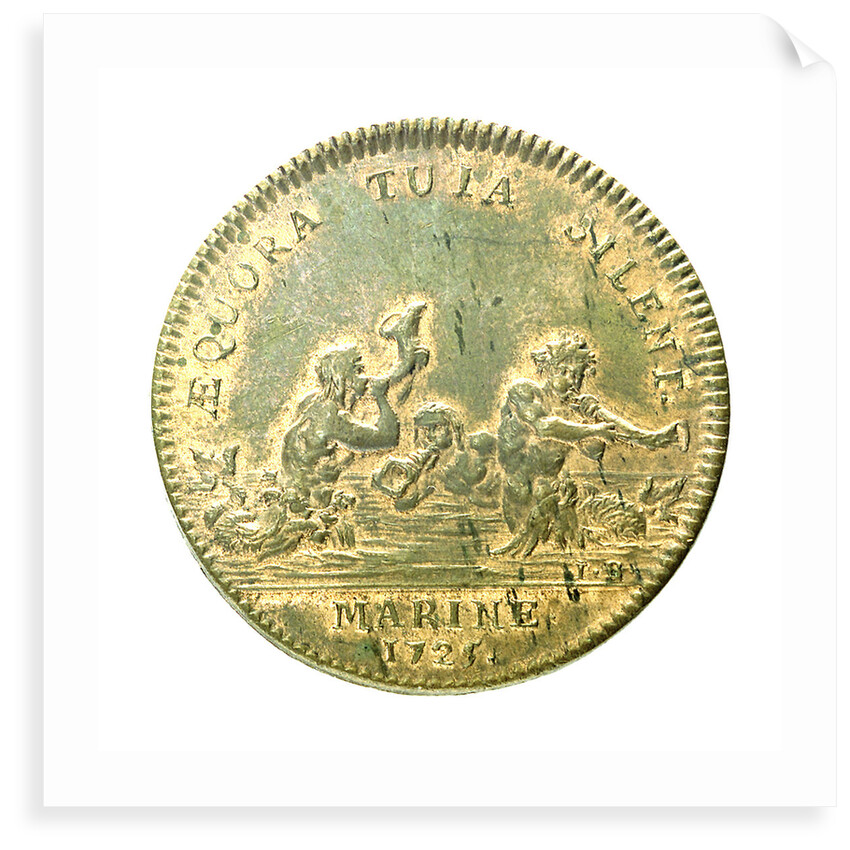 Counter commemorating peace with England; reverse by J. Bernard