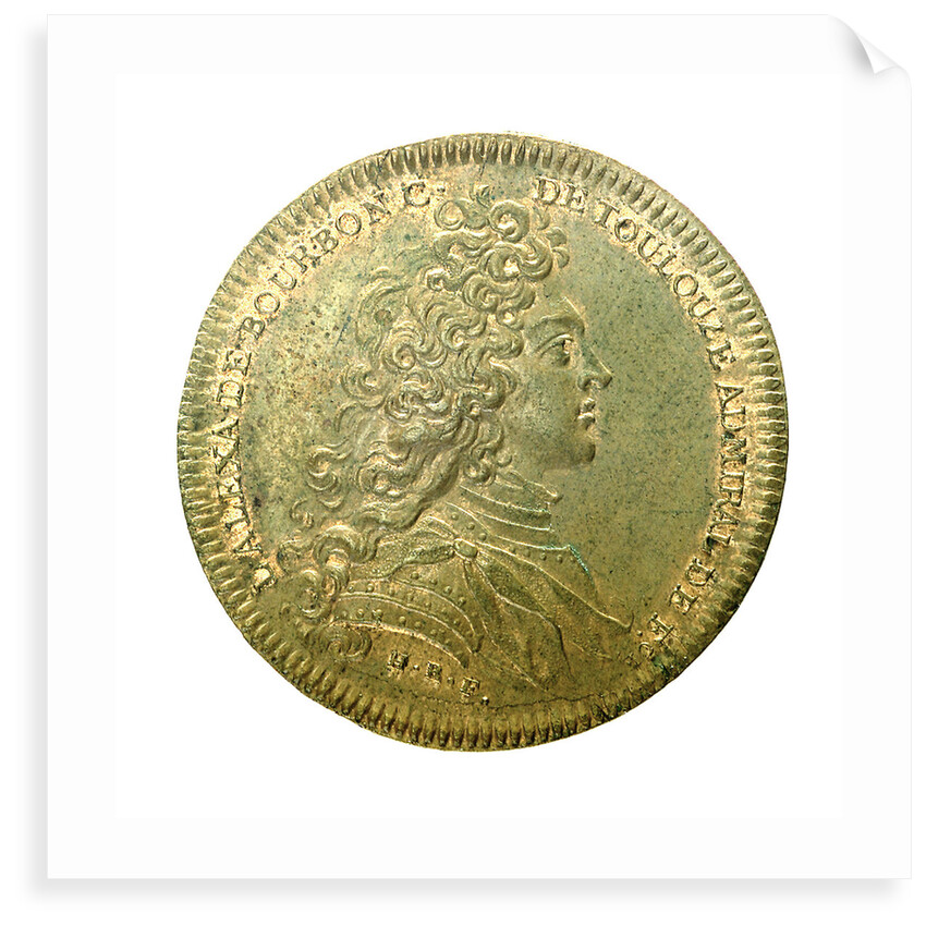 Counter commemorating Admiral Comte de Toulouse and the hope of employment for the Navy; obverse by H. Roussel
