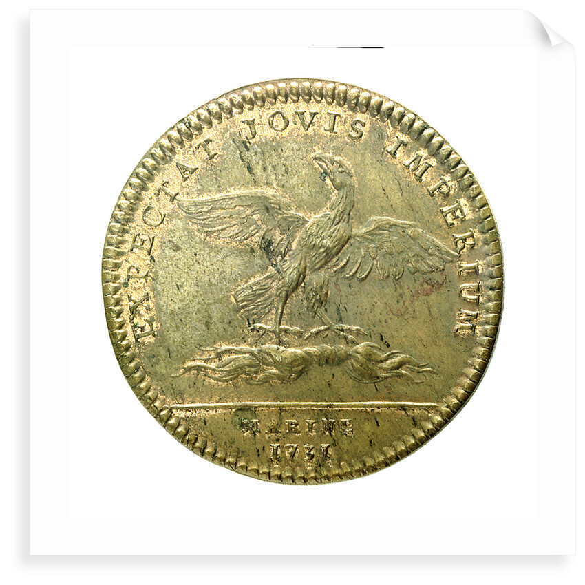 Counter commemorating Admiral Comte de Toulouse and the hope of employment for the Navy; reverse by H. Roussel