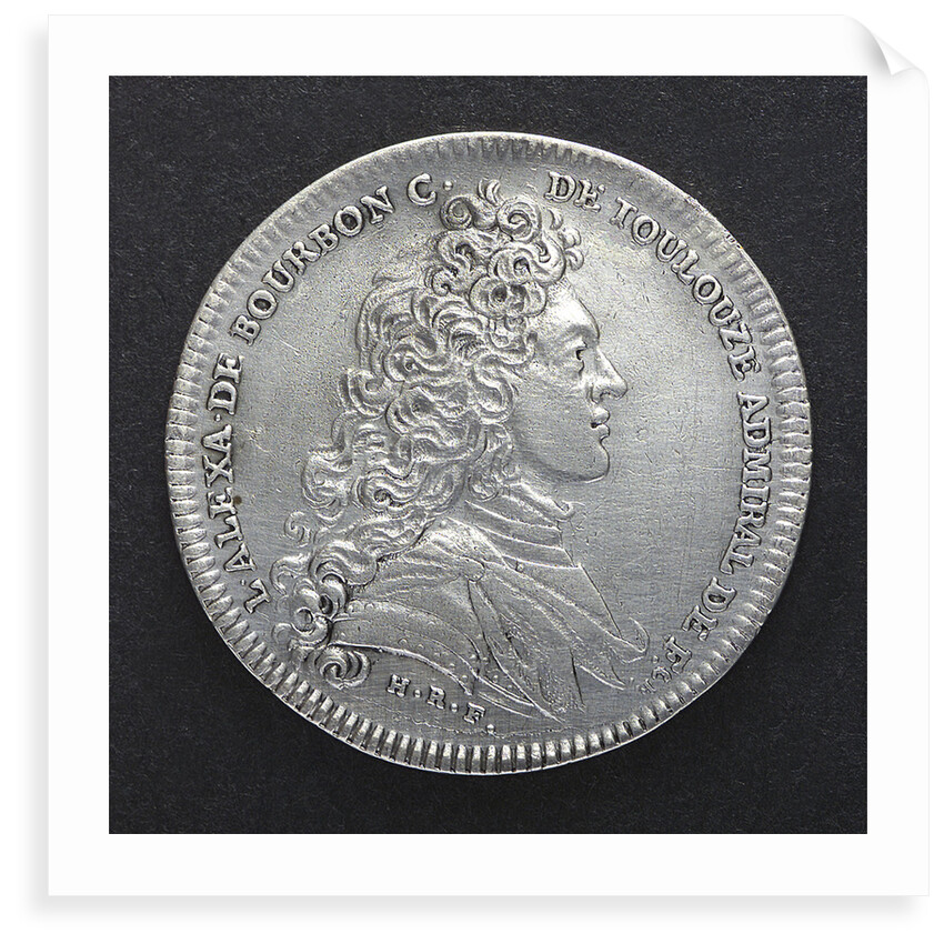 Counter commemorating the cruise to Newfoundland, 1733; obverse by H. Roussel