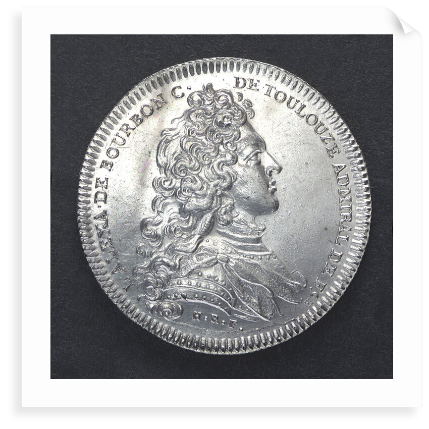Counter commemorating the dispatch of a squadron to Danzig, 1735; obverse by unknown
