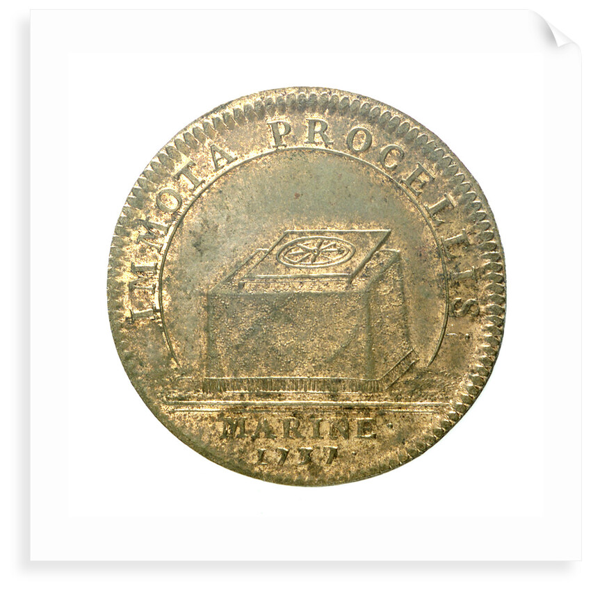 Counter commemorating Comte de Toulouse still Admiral of France; reverse by unknown