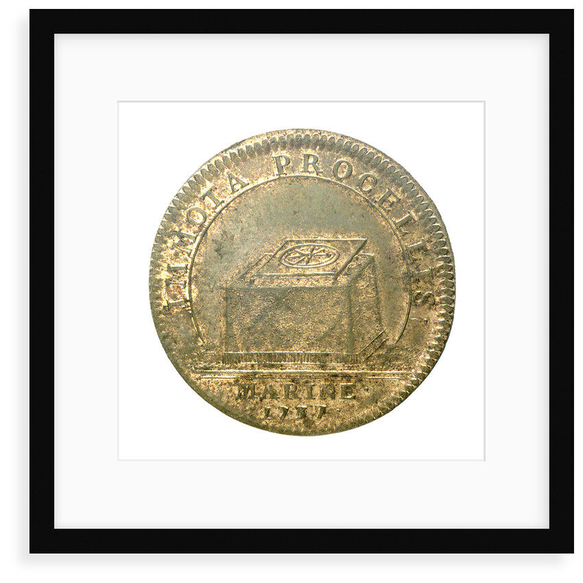 Counter commemorating Comte de Toulouse still Admiral of France; reverse by unknown