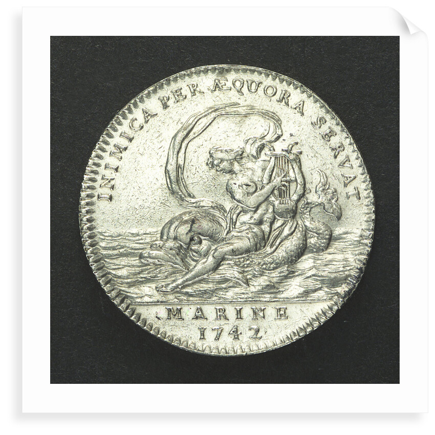 Counter commemorating the progress of war; reverse by F. Marteau