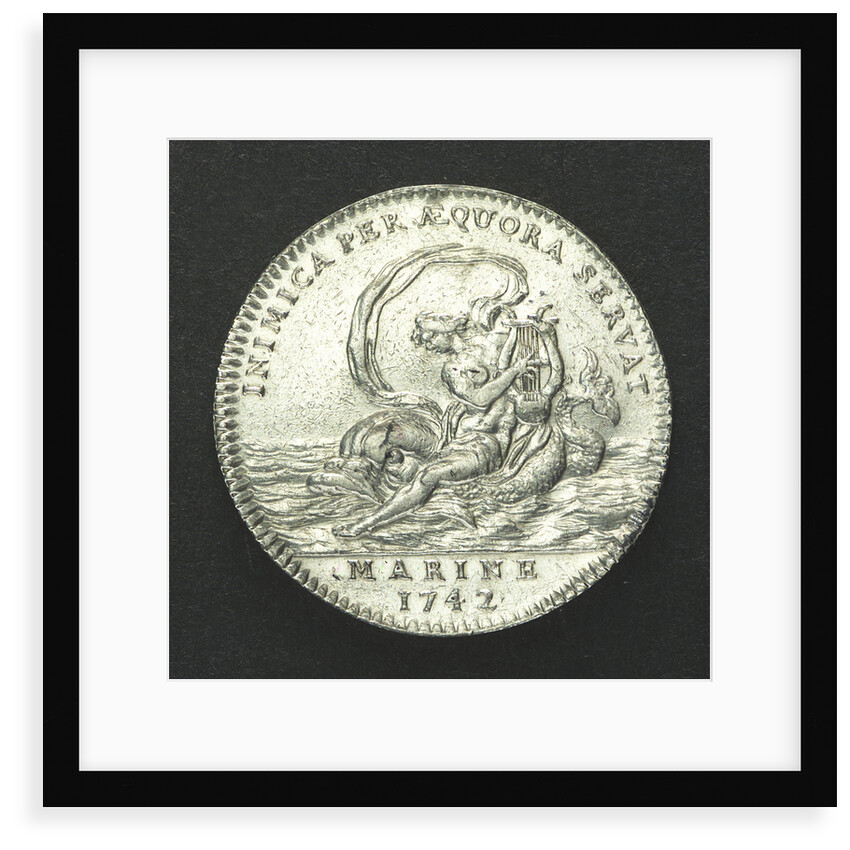 Counter commemorating the progress of war; reverse by F. Marteau