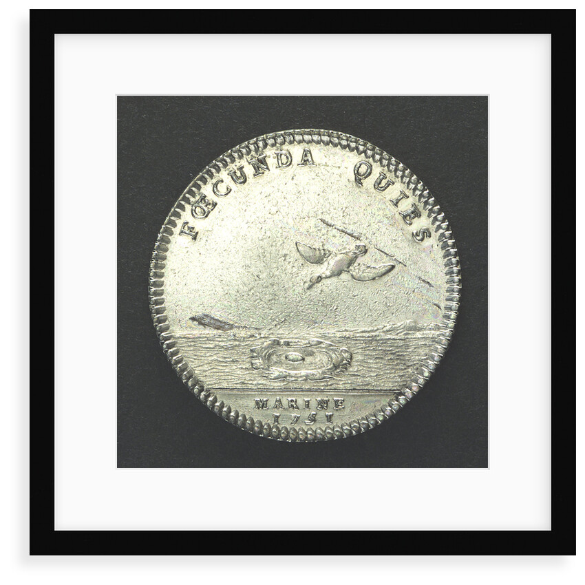 Counter commemorating the increased strength of the navy; reverse by unknown