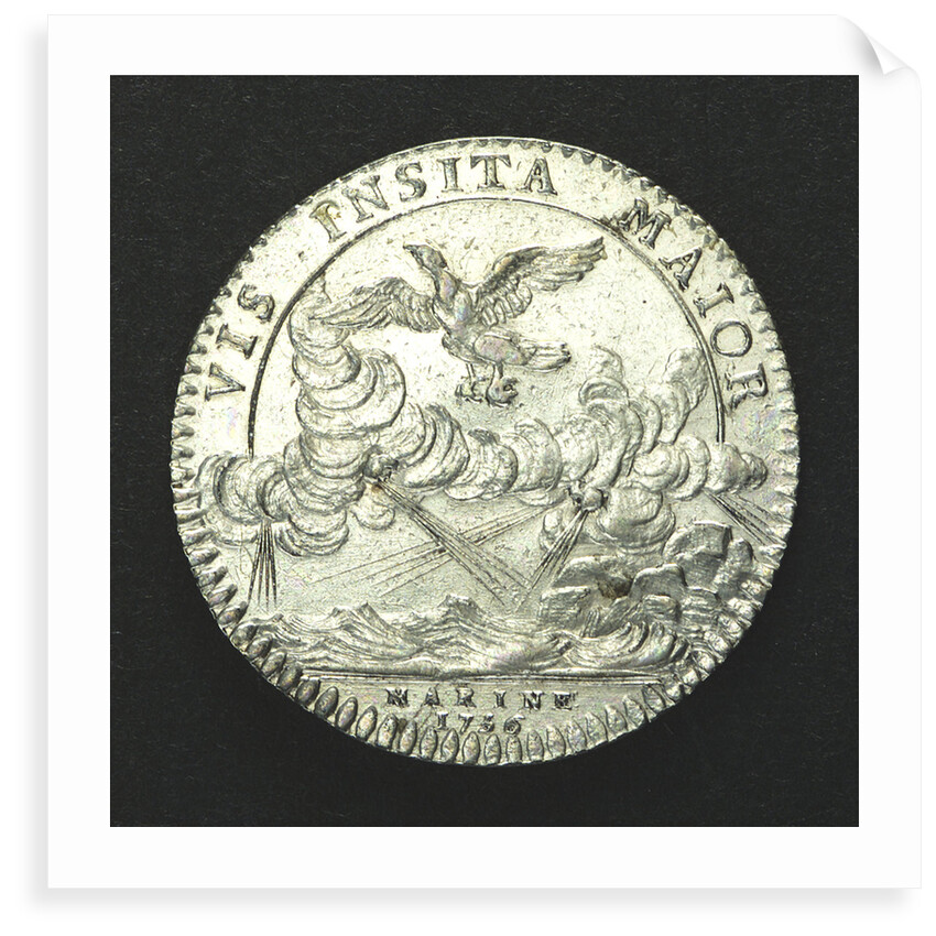Counter commemorating the outbreak of the Thirty Years War; reverse by C.N. Roettier
