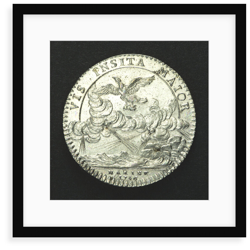 Counter commemorating the outbreak of the Thirty Years War; reverse by C.N. Roettier