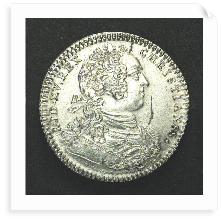Counter commemorating Montcalm's success in Canada; obverse by unknown