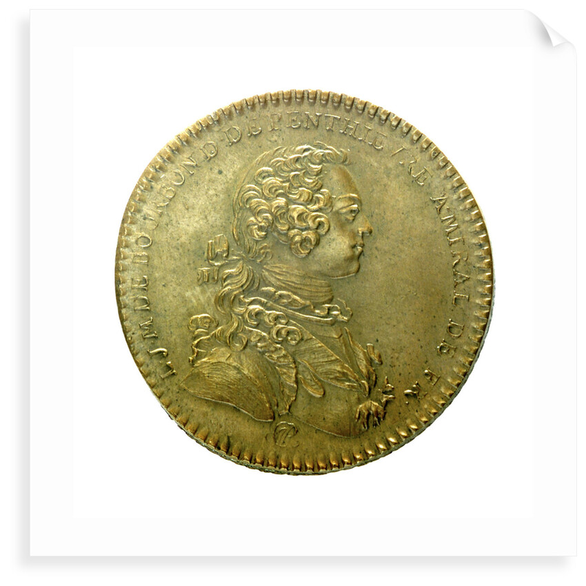 Counter commemorating Montcalm's successes in Canada; obverse by J.C. Roettier