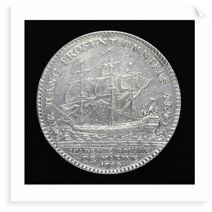 Counter commemorating the Marine Academy; reverse by Pierre Joseph Lorthior