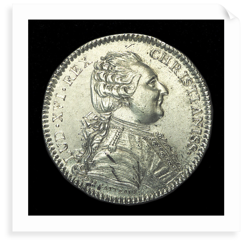 Counter commemorating the liberty of the seas and peace with England, 1783; obverse by N.M. Gatteaux