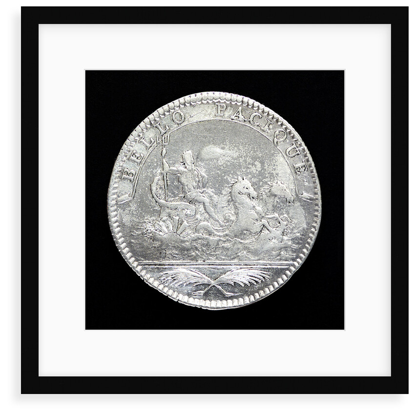 Counter celebrating French sea power; reverse by unknown