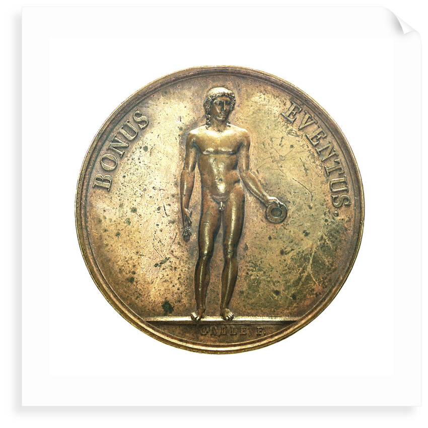 Counter commemorating the landing of Napoleon Bonaparte at Frejus, 1799; obverse by D.V. Denon