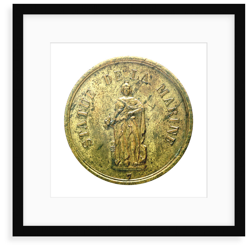 Counter commemorating a Naval Memorial; obverse by unknown