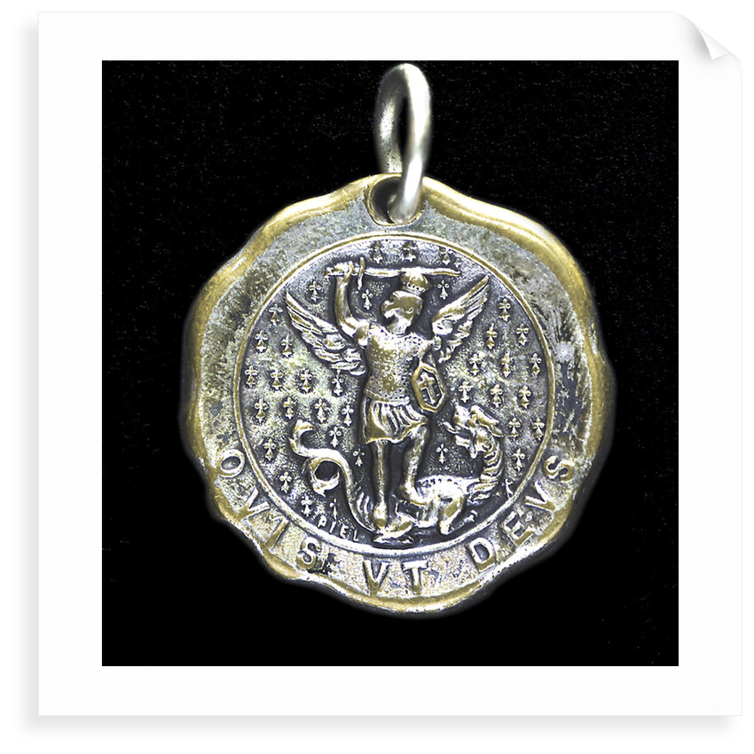 Token of the Abbey of St Michel, Normandy; reverse by unknown