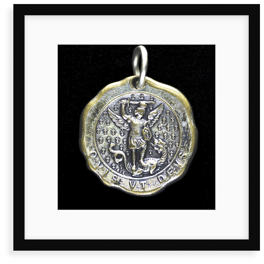 Token of the Abbey of St Michel, Normandy; reverse by unknown