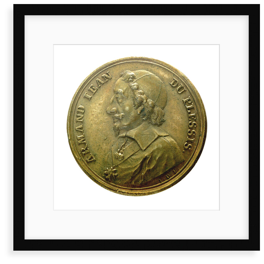 Counter commemorating the death of Cardinal Richelieu, 1642; obverse by J. Dassier