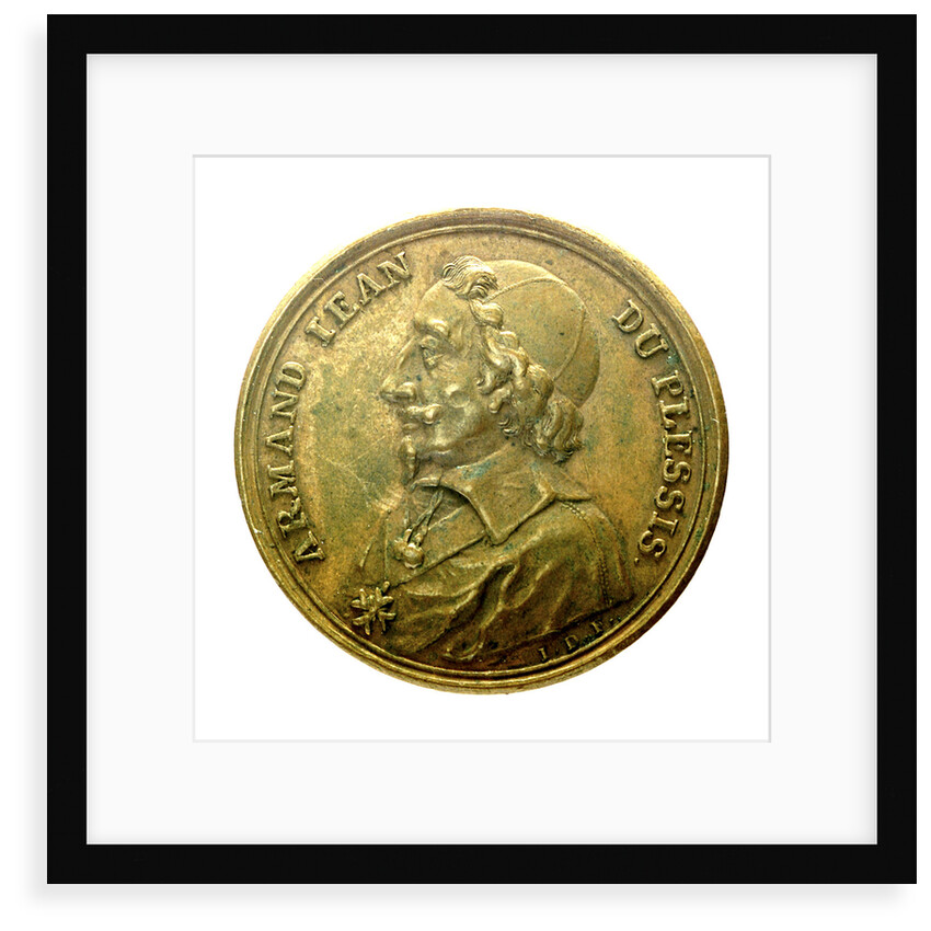 Counter commemorating Cardinal Richelieu; obverse by J. Dassier