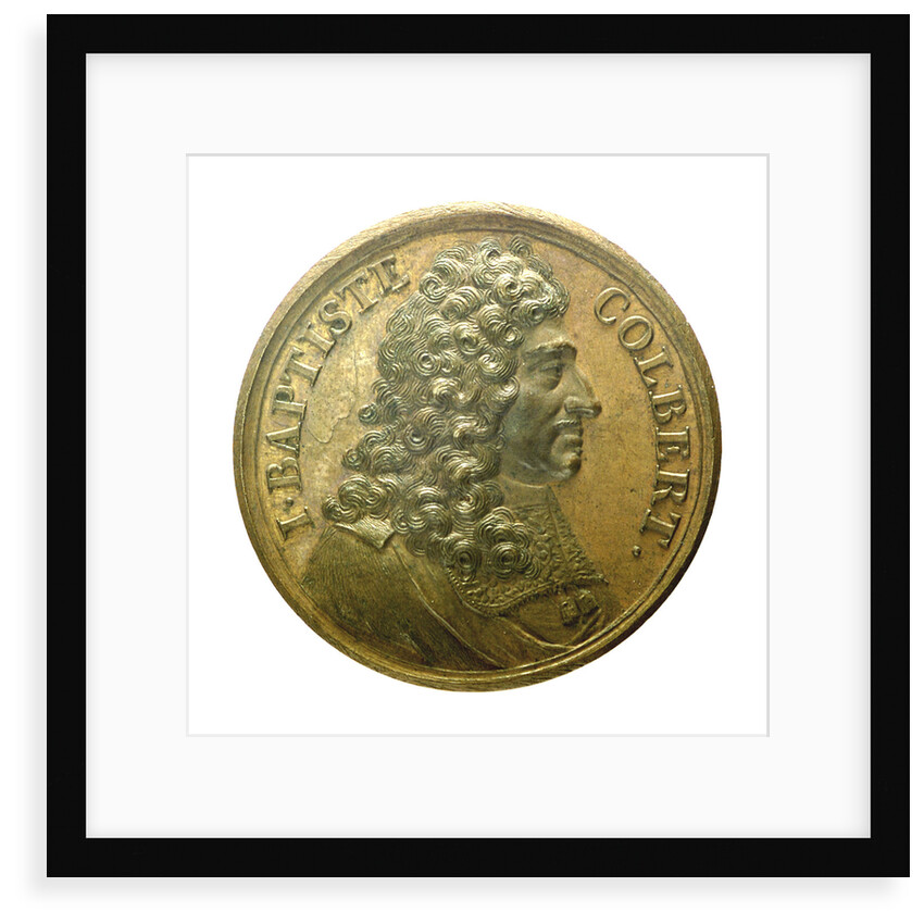 Counter commemorating Minister Colbert; obverse by J. Dassier