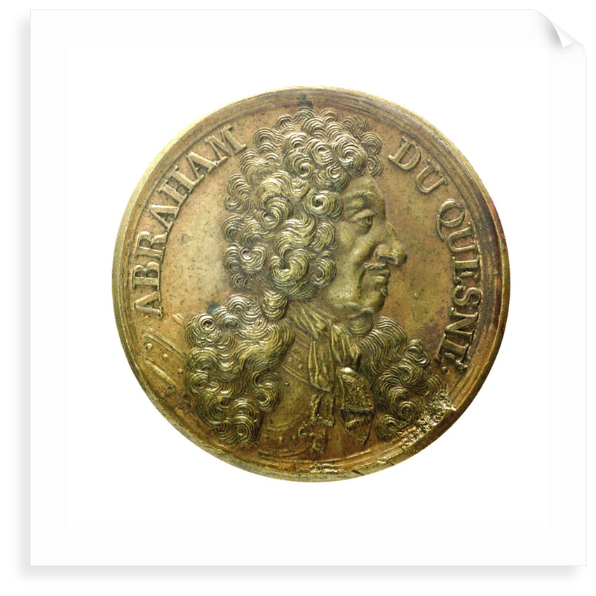 Counter commemorating Admiral Duquesne; obverse by J. Dassier