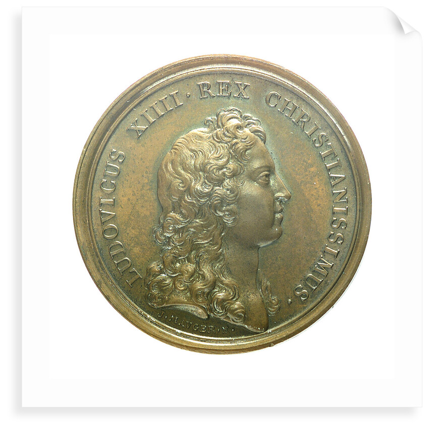 Medal commemorating the Spanish defeat at Dunkirk, 1658; obverse by J. Mauger