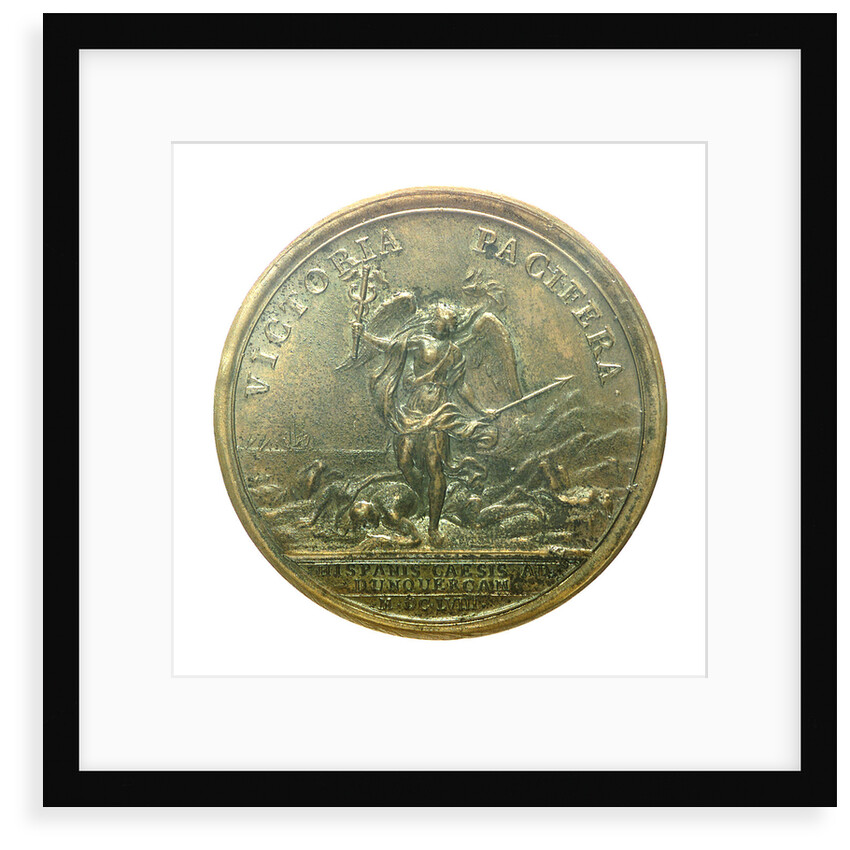 Medal commemorating the Spanish defeat at Dunkirk, 1658; reverse by J. Mauger