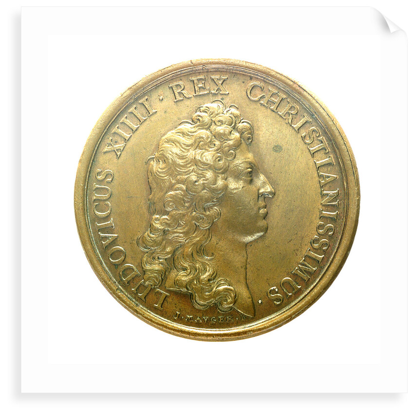The presentation medal to Admiral Michel Adrianzoon de Ruyter (1607-1676); obverse by J. Mauger