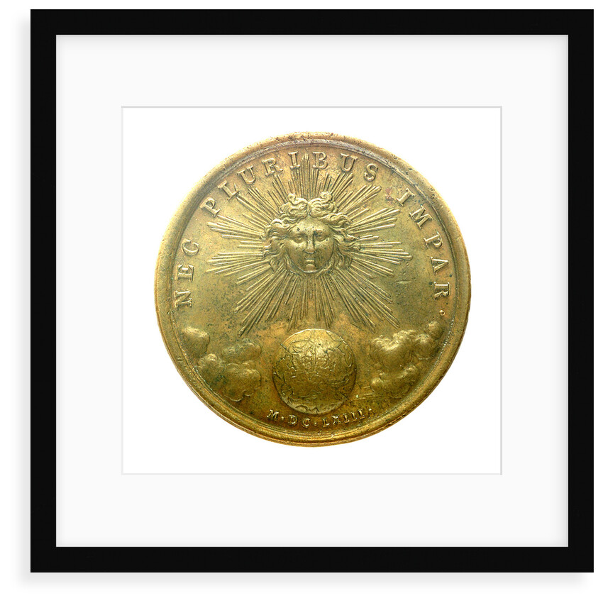 The presentation medal to Admiral Michel Adrianzoon de Ruyter (1607-1676); reverse by J. Mauger