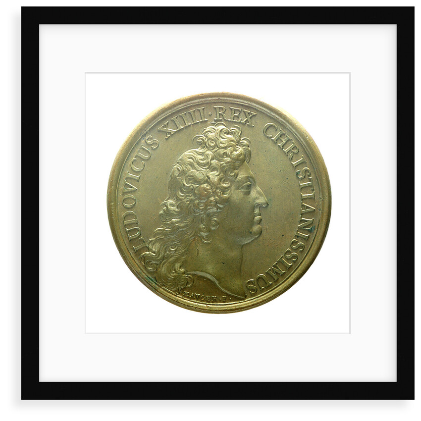 Medal commemorating the alliance of France and Holland, 1666; obverse by J. Mauger