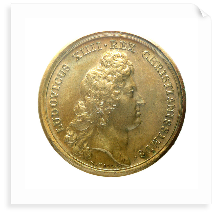 Medal commemorating the prepared naval forces; obverse by J. Mauger