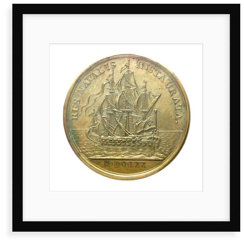 Medal commemorating the prepared naval forces; reverse by J. Mauger