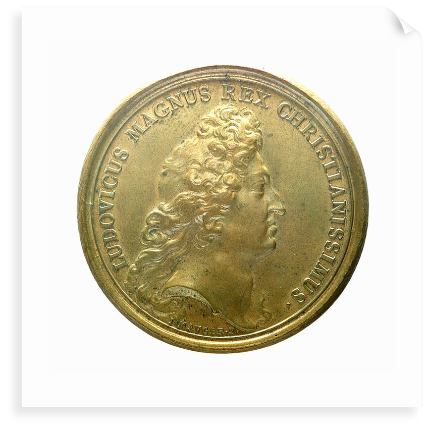 Medal commemorating the Dutch attack on Martinique repulsed, 1674; obverse by J. Mauger