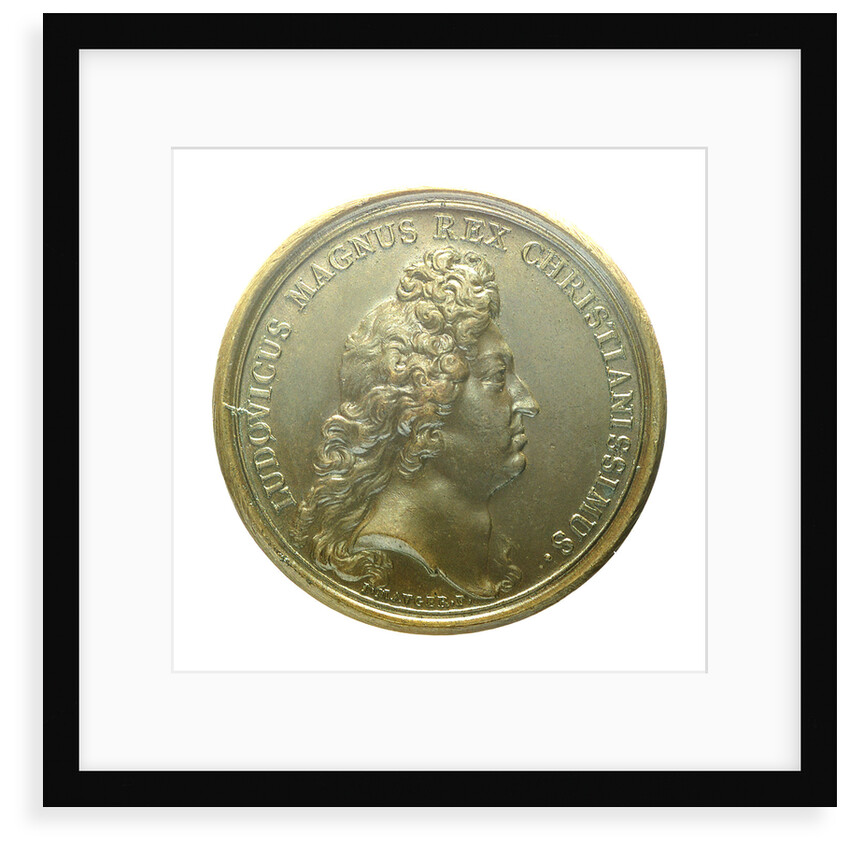 Medal commemorating the attack on Belle Isle, 1674; obverse by J. Mauger