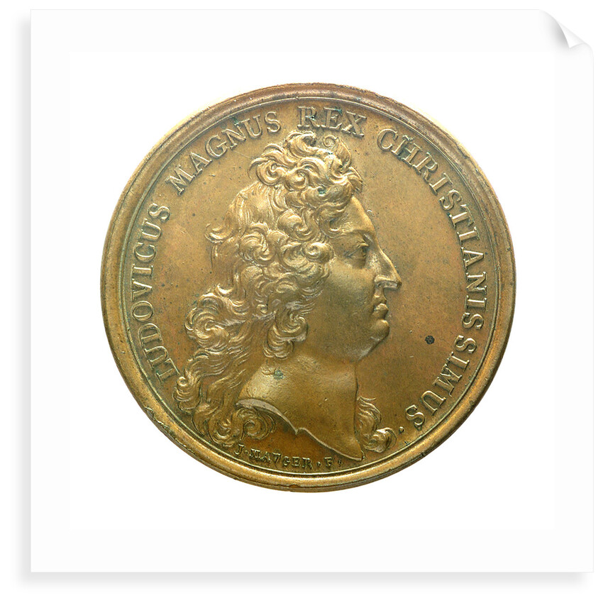 Medal commemorating the Spanish defeated at Messina, 1675; obverse by J. Mauger