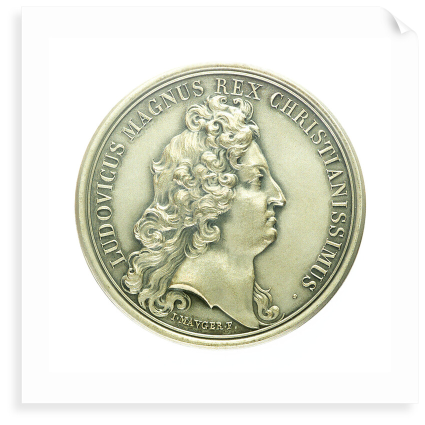 Medal commemorating the defeat of the Dutch and Spanish fleets at Catania, 1676; obverse by J. Mauger
