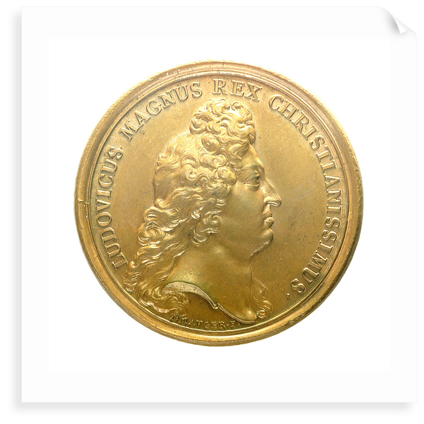 Medal commemorating the defeat of the Dutch and Spanish fleets at Palermo, 1676; obverse by J. Mauger
