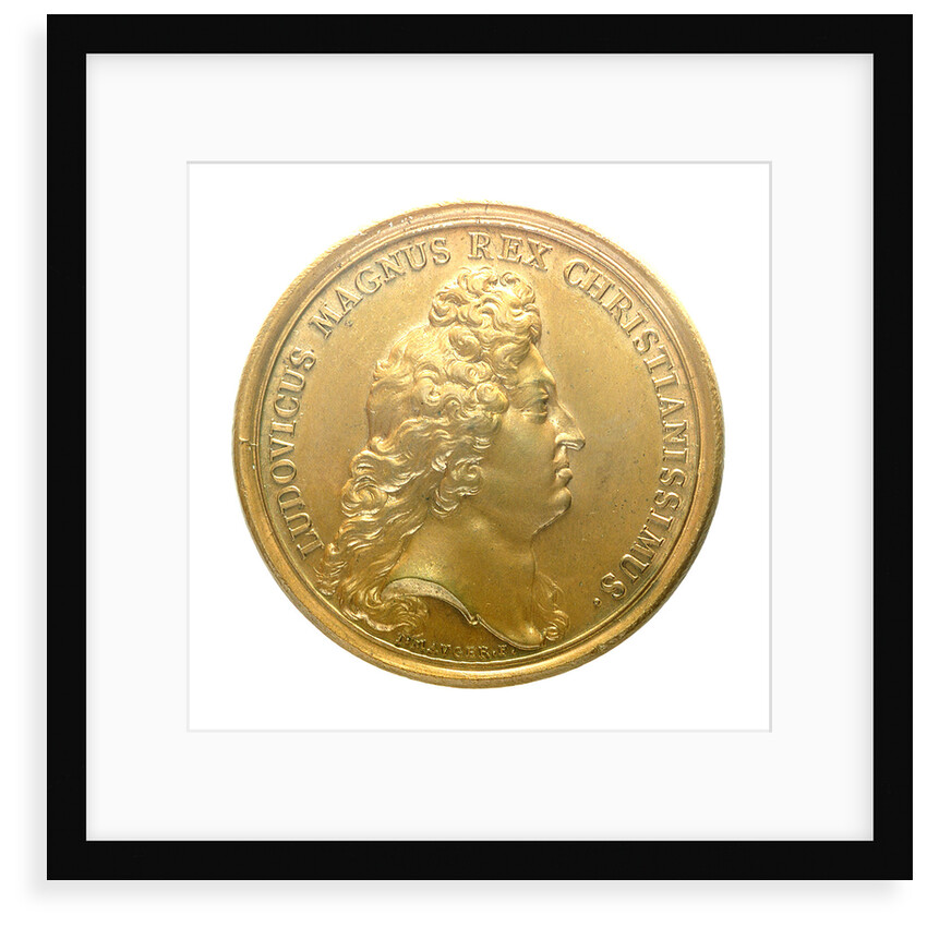 Medal commemorating the defeat of the Dutch and Spanish fleets at Palermo, 1676; obverse by J. Mauger